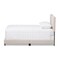 Baxton Studio Cassandra Modern Light Beige Upholstered Queen Size Bed 136-7455 - alternate 8